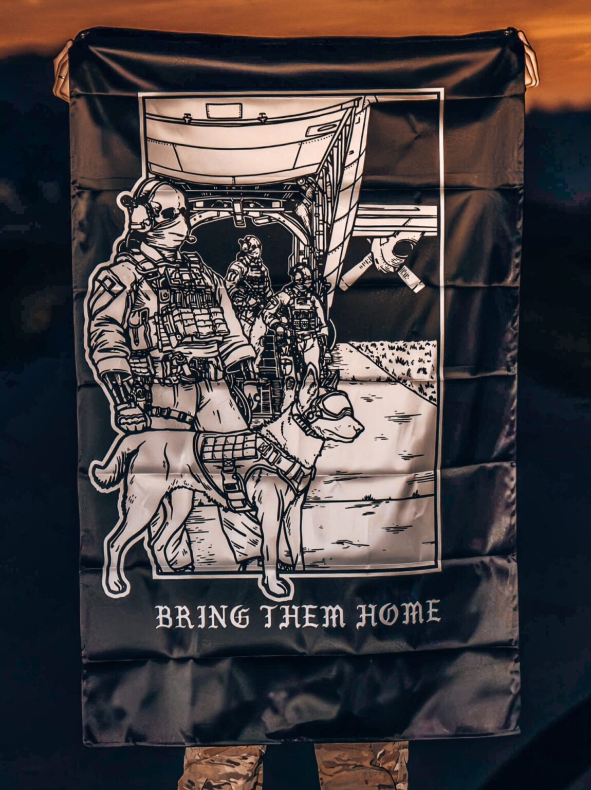 Bring Them Home Flag, military apparel by The Trace