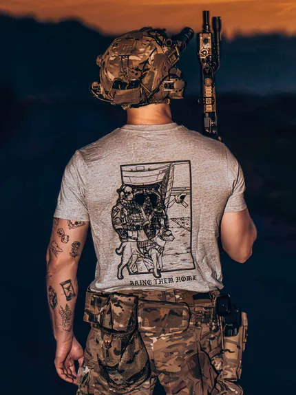 Bring Them Home T-Shirt, military apparel by The Trace