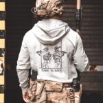 Back to Back Hoodie, military apparel by The Trace