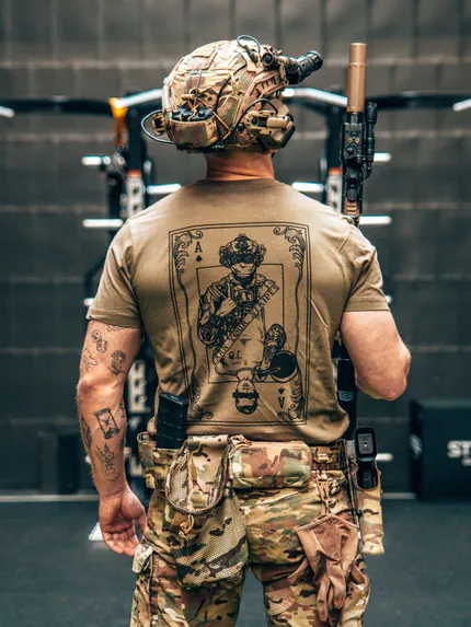 Earn Your Stripes T-Shirt, military apparel by The Trace