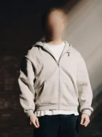 The Trace Premium hoodie featuring sleek and minimalist style with refined details