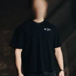 Black T-shirt from The Trace Premium collection with clean, minimalist design