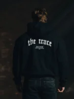 The Trace Premium hoodie featuring sleek and minimalist style with refined details