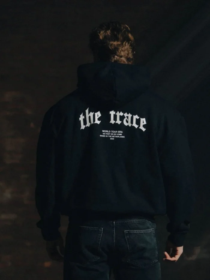 The Trace Premium hoodie featuring sleek and minimalist style with refined details