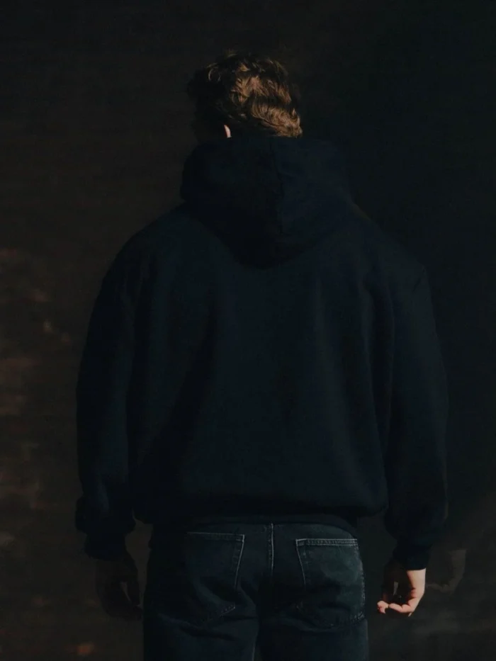 The Trace Premium hoodie featuring sleek and minimalist style with refined details