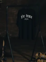 Black T-shirt from The Trace Premium collection with clean, minimalist design