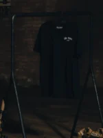 Black T-shirt from The Trace Premium collection with clean, minimalist design