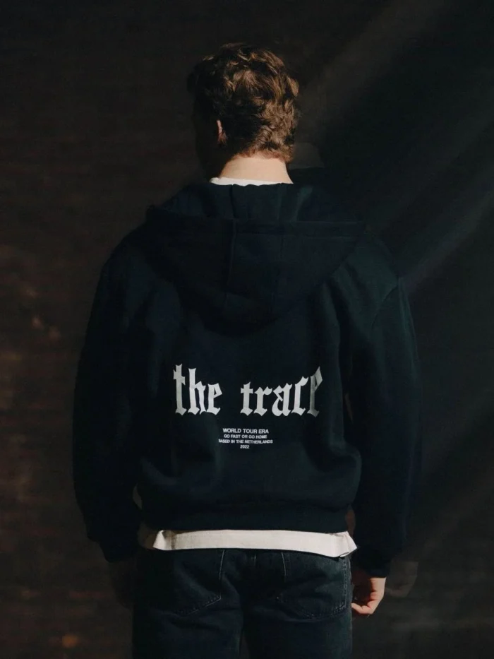 The Trace Premium hoodie featuring sleek and minimalist style with refined details