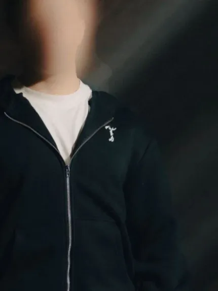 The Trace Premium hoodie featuring sleek and minimalist style with refined details