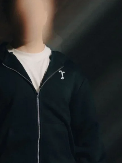 The Trace Premium hoodie featuring sleek and minimalist style with refined details