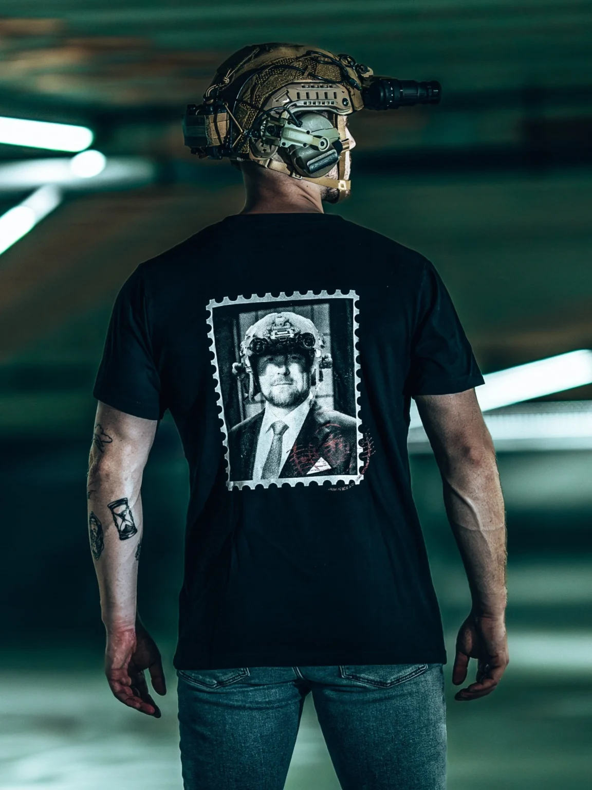 Anniversary-slimfit-2.0 the trace apparel collection featuring king willem alexander with a helmet with nightvision