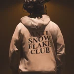 the trace apparel collection featuring a text saying anti snow flake club