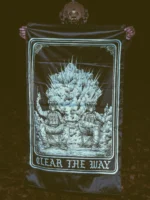 the trace apparel collection with 2 guys sitting in front of a explosing because they are part of the eod