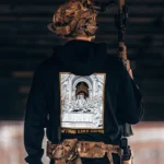 the trace apparel collection featuring a group of people acting like gods arguing what countries they want to nuke