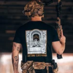 the trace apparel collection featuring a group of people acting like gods arguing what countries they want to nuke