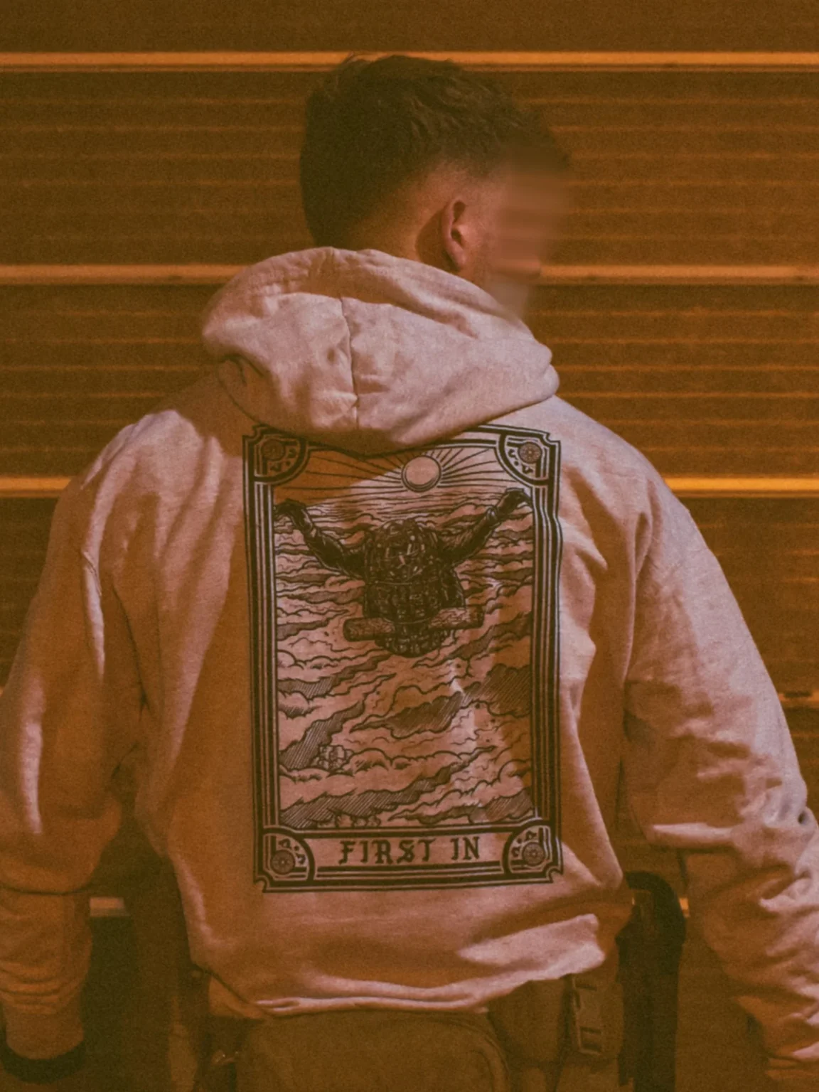 first-in-heather-grey-hoodie-fshop_1 the trace apparel collection featuring a military free fall guy in mid air