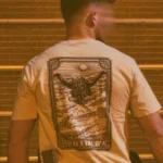 the trace apparel collection featuring a military free fall guy in mid air