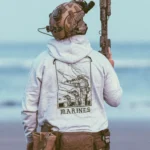 the trace apparel collection featuring marines standing partly in the water