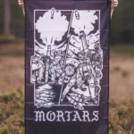 the trace apparel collection featuring guys firing a 81mm mortar and a 120mm mortar