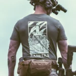 the trace apparel collection featuring rangers boarding a chinook