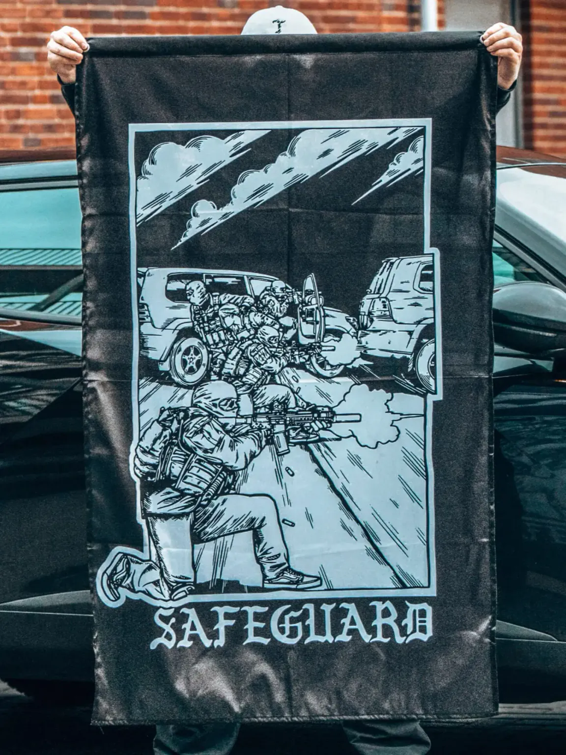 safeguard-flag_1 the trace apparel collection featuring a group of operators protecting a vip