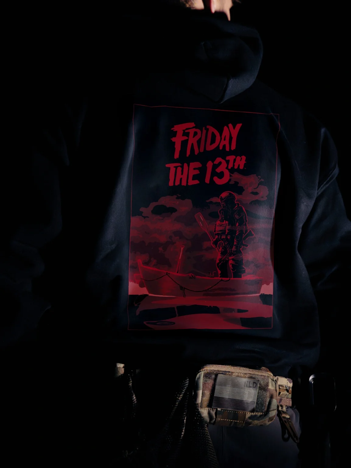 the trace halloween collection hoodie featuring friday the 13th