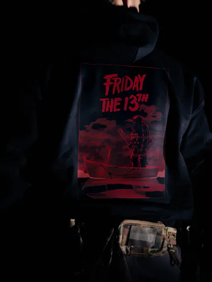 the trace halloween collection hoodie featuring friday the 13th