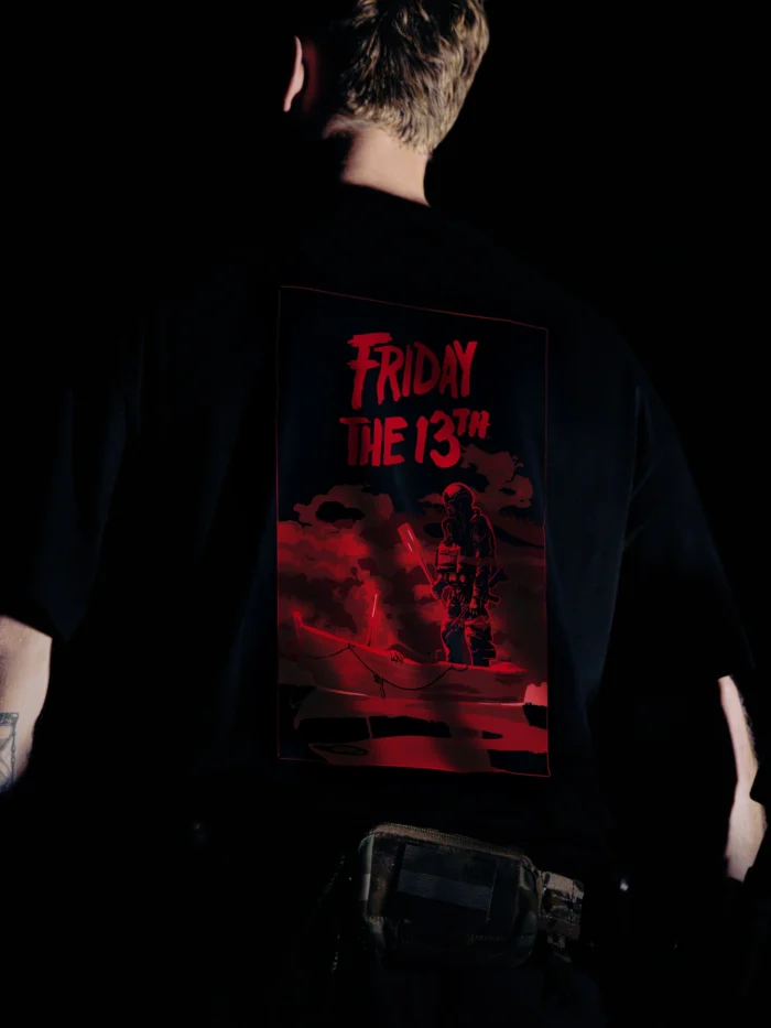Halloween Friday the 13th oversized tee - Image 2