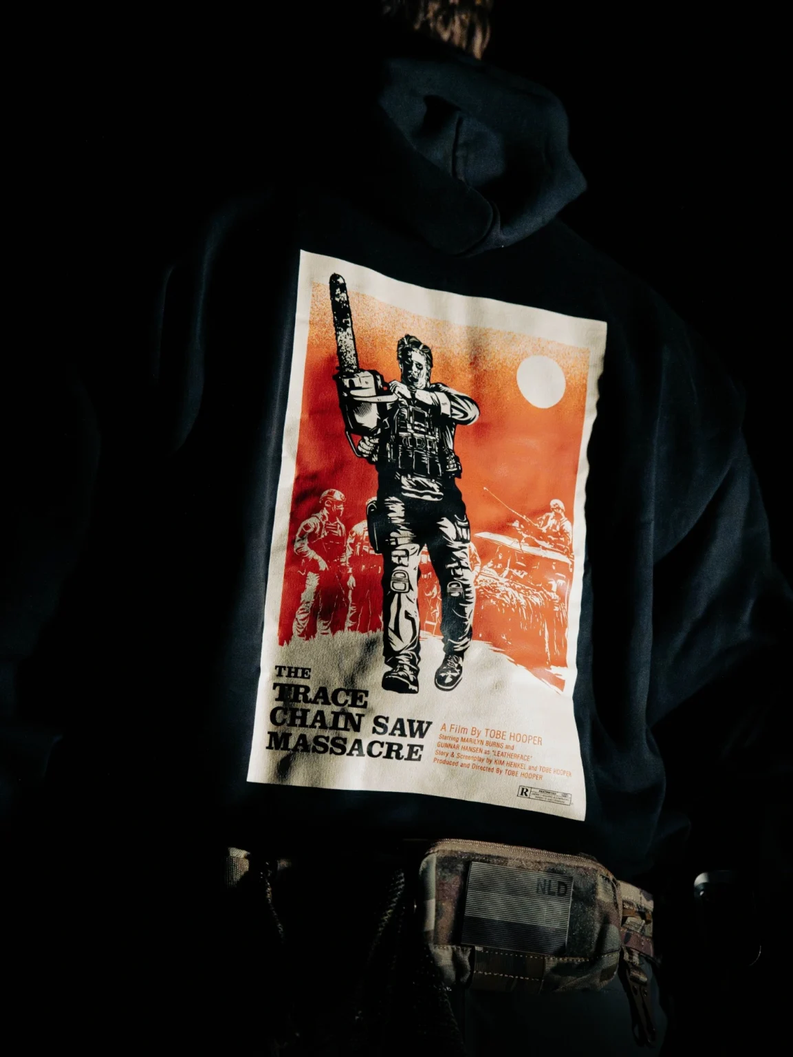 the trace halloween collection hoodie featuring the texas chainsaw massacre