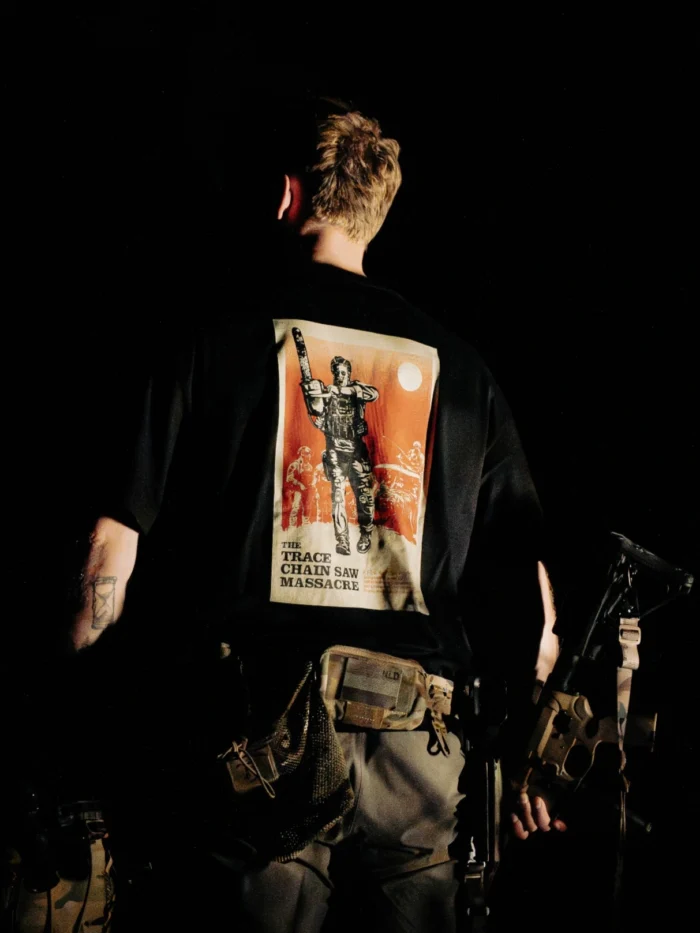 The Trace Chainsaw Massacre oversized tee - Image 1