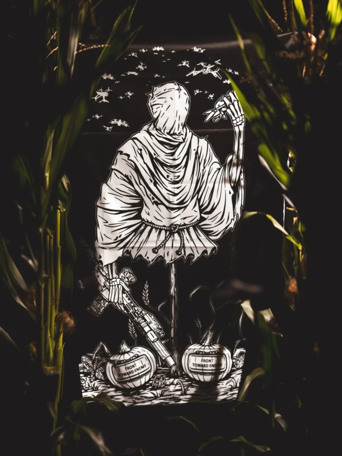 Halloween Scarecrow Flag - Image 1