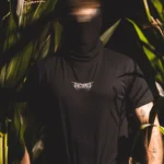 the trace halloween shirt with their logo on the chest