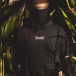 the trace halloween hoodie with their logo on the chest