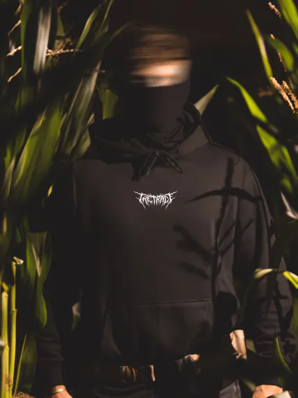 the trace halloween hoodie with their logo on the chest