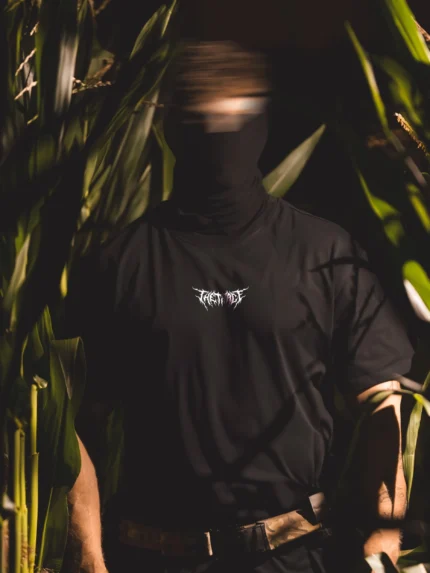 Halloween font oversized tee