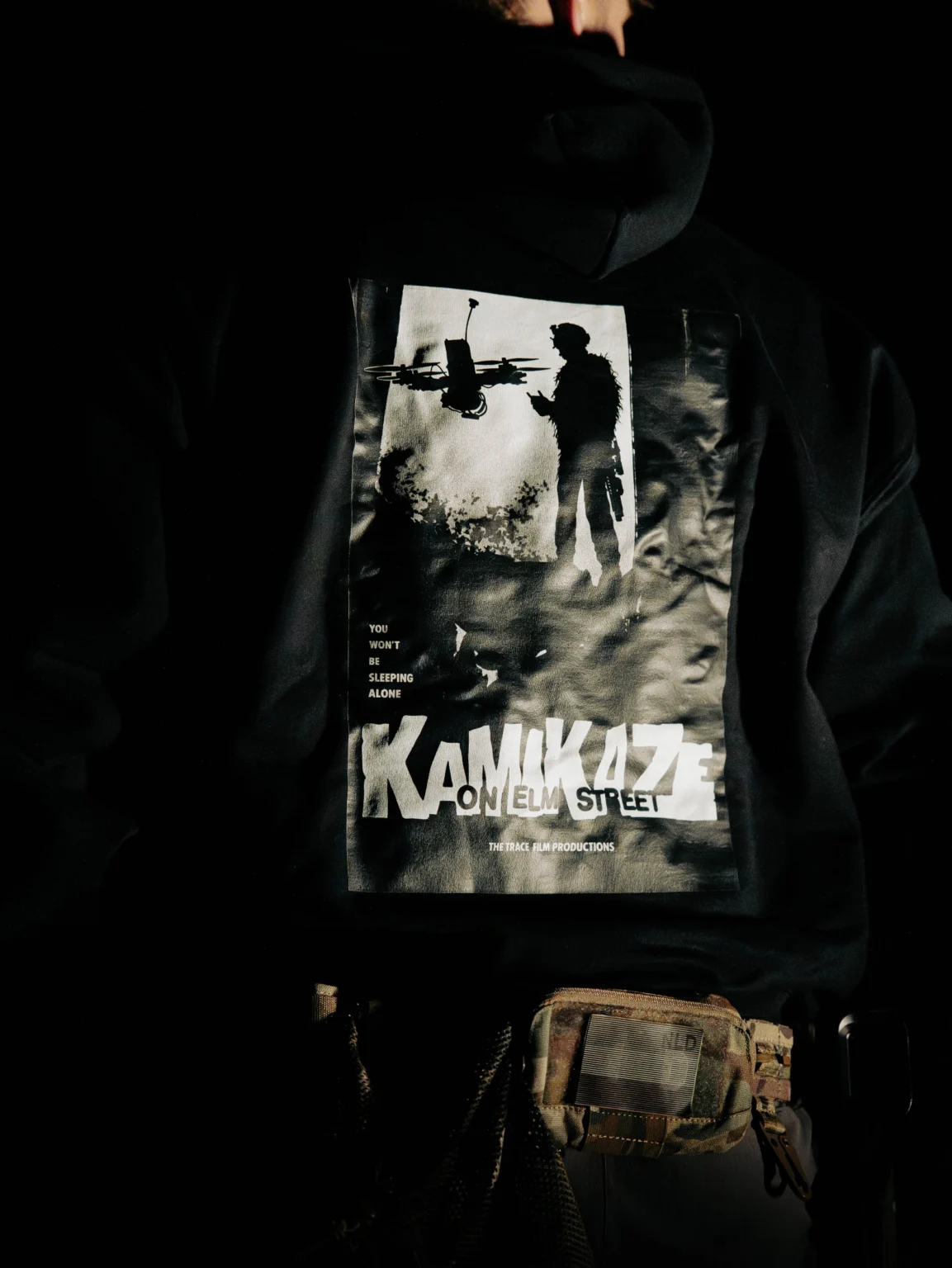 the trace halloween collection hoodie featuring kamikaze on elm street