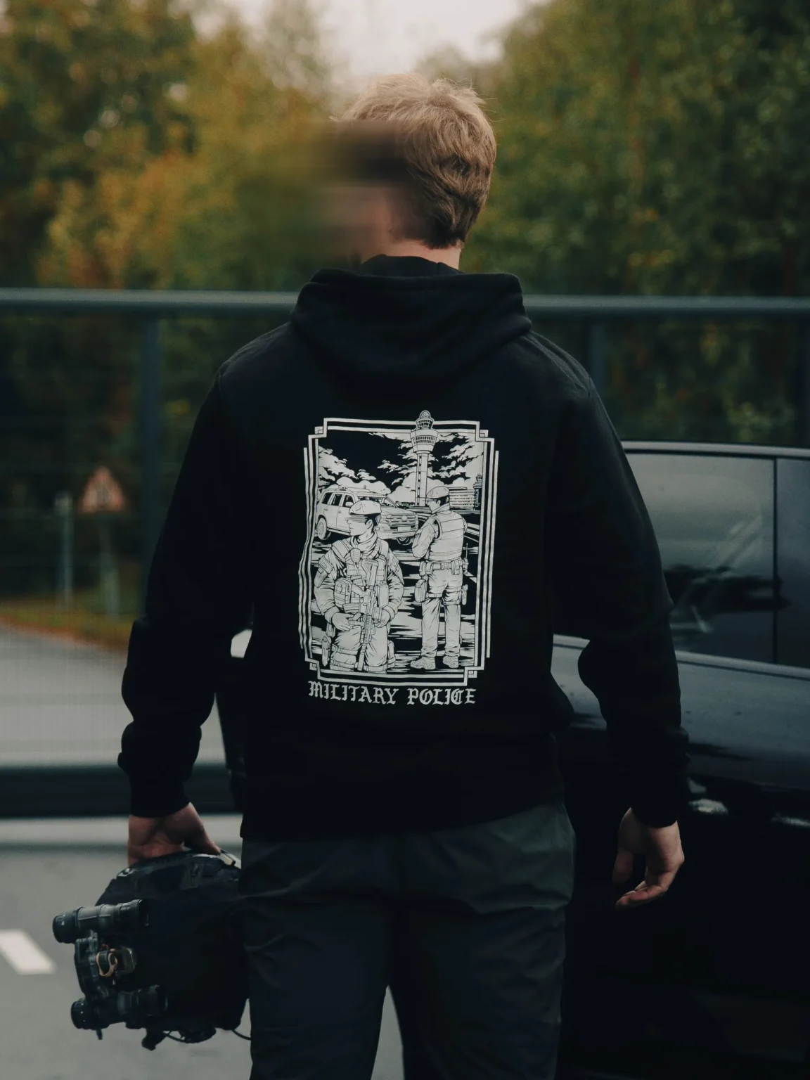 Military-Police-hoodie-black1 Military Police Hoodie, military apparel by The Trace