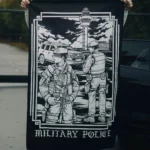 Military Police Flag, military apparel by The Trace