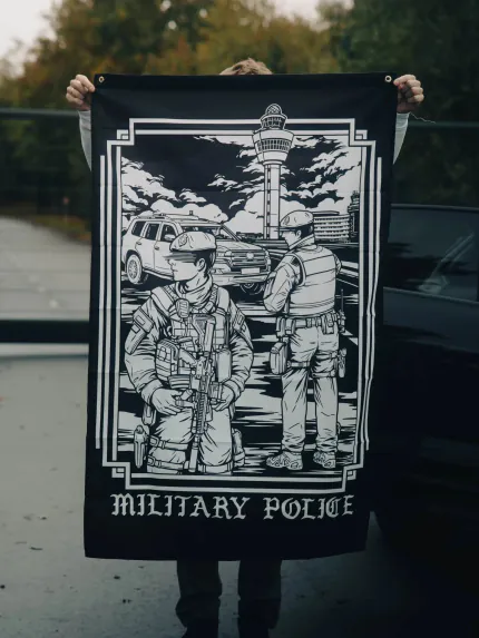Military Police Flag, military apparel by The Trace
