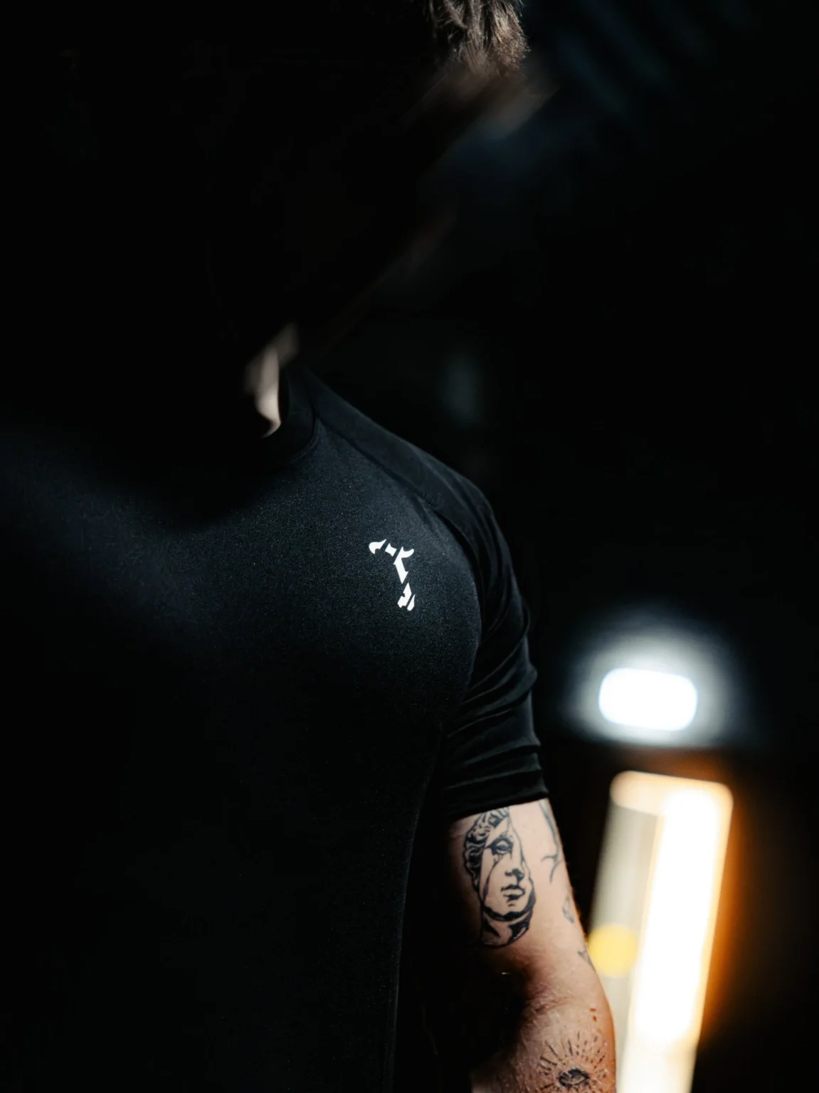 Muscle Fit Shortsleeve Tee, view 2 by The Trace