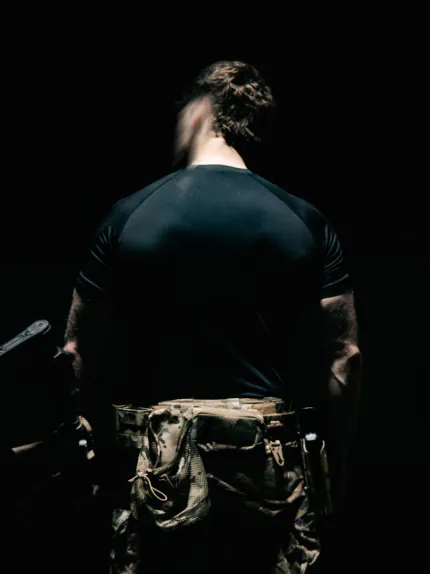 Muscle Fit Shortsleeve Tee, military apparel by The Trace