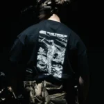 Limited Hold The Line Heavy Oversized T-shirt back print, military apparel by The Trace