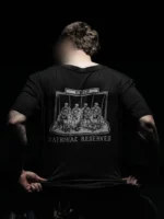 National Reserves T-shirt back print, military apparel by The Trace