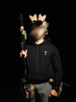 Cameraman Never Dies Hoodie front, military apparel by The Trace