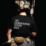 Cameraman Never Dies T-shirt back print, military apparel by The Trace