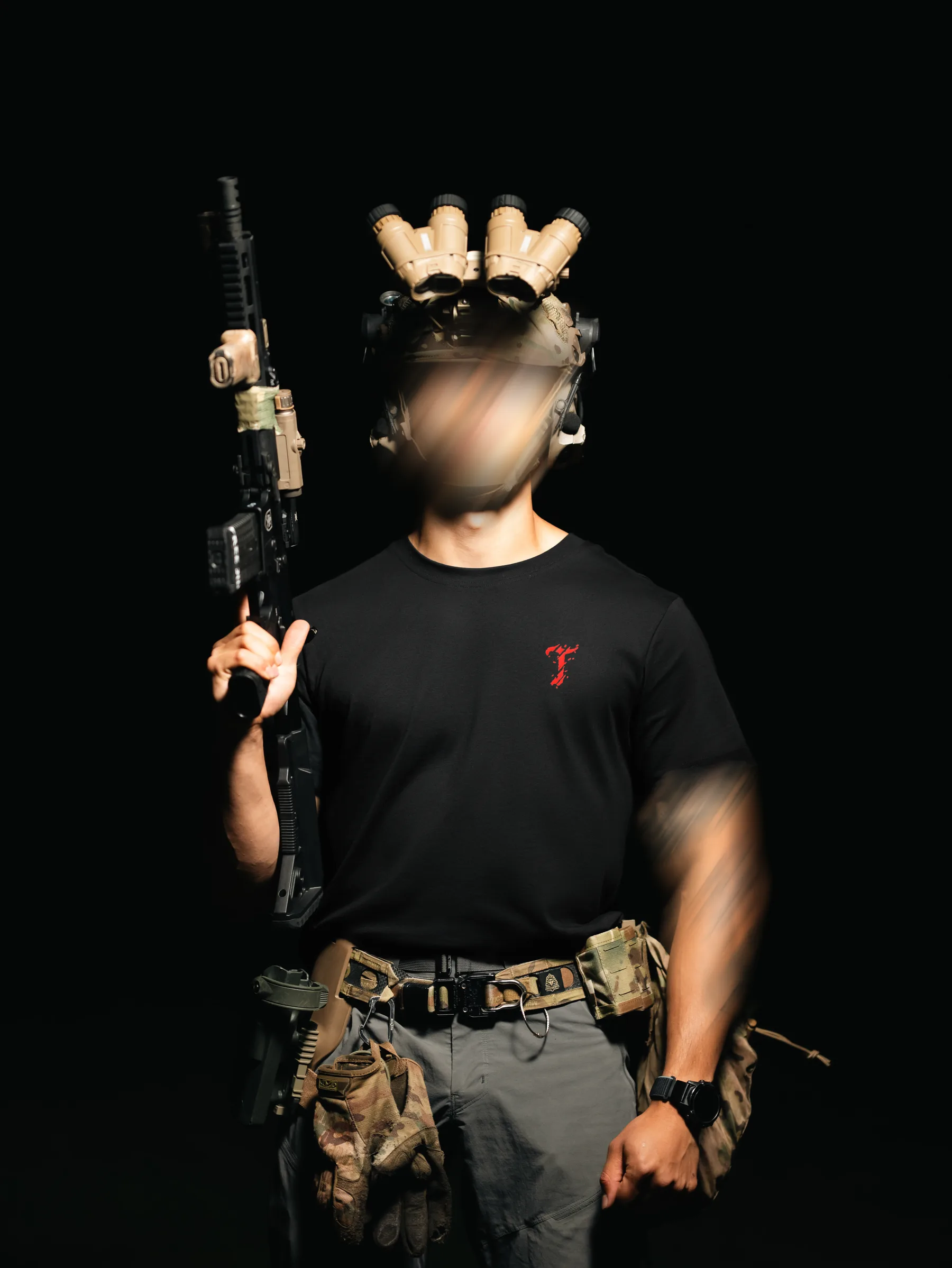 Tier 2 red t-shirt front