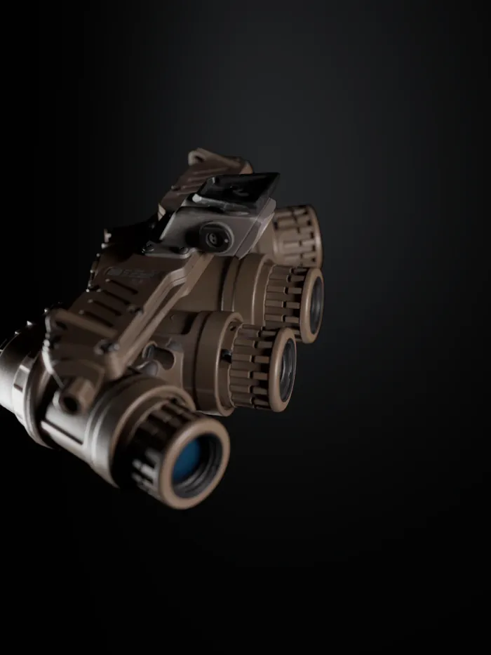 Argus Panoramic Night Vision Goggle (PNVG18) with four white phosphor tubes