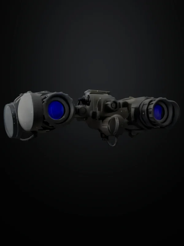 Argus BNVD-1431 MK2 binocular night vision device, three quarter view from the front