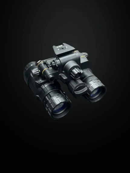 Argus BNVD-1431 MK2 binocular night vision device, three quarter view from above