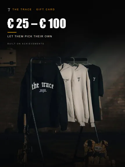 The Trace gift card, 25 to 100 euro, sent by email